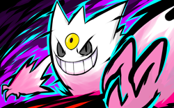 Pokemon ishmam pokmon gengar purple anime video games playmat gaming mat - Image 1