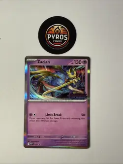 Pokemon Phantasmal Flames Zacian Pre-Release Stamped Promo 015 NM 🔥🔥 - Image 1