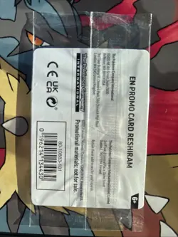 Pokemon Phantasmal Flames Reshiram 017/094 Promo Stamped Sealed Barnes & Noble - Image 2