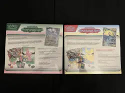 Paradox Rift Pokemon Center ETB's - Set Of 2 - New/Sealed. - See Description. - Image 2