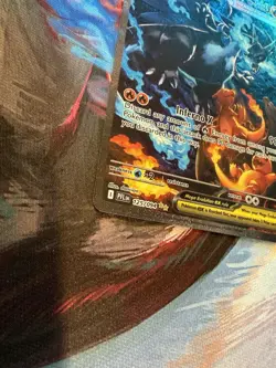 MEGA CHARIZARD X EX 2025 POKEMON MEGA EVOLUTION PHANTASMAL FLAMES SIR #125 NM - Image 3