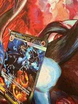 MEGA CHARIZARD X EX 2025 POKEMON MEGA EVOLUTION PHANTASMAL FLAMES SIR #125 NM - Image 4