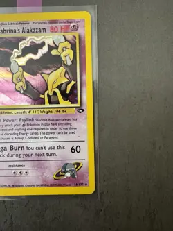 Pokemon SABRINA’S ALAKAZAM * 1ST EDITION * Gym Challenge 16/132 *ENG INGLESE - Image 2