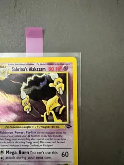 Pokemon SABRINA’S ALAKAZAM * 1ST EDITION * Gym Challenge 16/132 *ENG INGLESE - Image 3