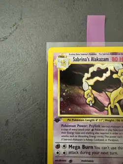 Pokemon SABRINA’S ALAKAZAM * 1ST EDITION * Gym Challenge 16/132 *ENG INGLESE - Image 5