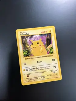 Pikachu Red Cheeks Base Set Shadowless 1999 Pokemon - Image 1