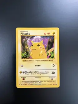 Pikachu Red Cheeks Base Set Shadowless 1999 Pokemon - Image 2