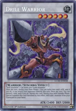 Yugioh! Drill Warrior - LC5D-EN038 - Secret Rare - 1st Edition Near Mint, Englis - Image 1
