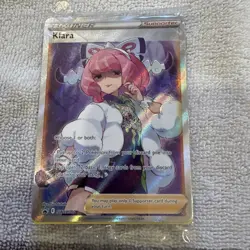 Pokemon Card Klara SWSH302 Black Star Promo SEALED NM - Image 1