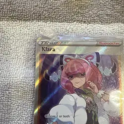 Pokemon Card Klara SWSH302 Black Star Promo SEALED NM - Image 2