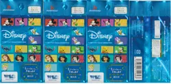 Disney Characters Trading Card Weiss Schwarz Blau 4 Booster Pack Lot Set TCG CCG - Image 1