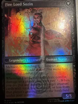 Magic: The Gathering Foil The Rise of Sozin Misprint Error Card English NM - Image 1