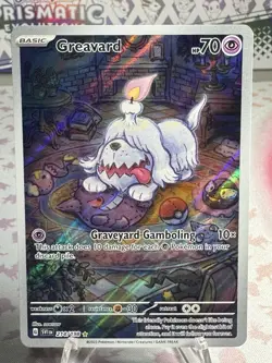Pokemon TCG Greavard Illustration Rare Card 214/198 Scarlet & Violet Base Set - Image 1