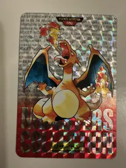 Pokemon Carddass Red Charizard Holo Prism Bandai Vending 1996 Japanese Card - Image 1