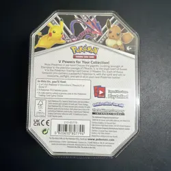 Nintendo Pokemon V Powers Tin Trading Card Game Eevee V - Eevee Tin 820650807794 - Image 2