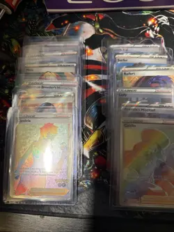 Mixed Lot Of 12 Pokemon English Trainer Cards Full Art And Illustration Rares - Image 1