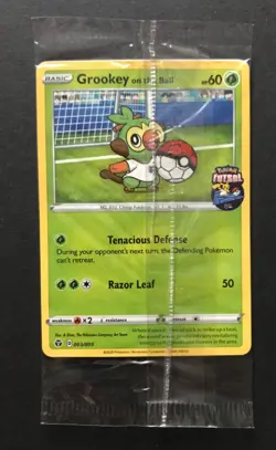 Grookey On The Ball 003/005 Futsal Pokemon Card PROMO UK Exclusive NEW SEALED - Image 1