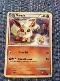 Flareon 26/90 - Undaunted - Non Holo Uncommon - Pokemon CARD - NM - Image 1
