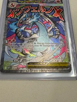 Mega Charizard X ex 023 Promo Card Mega Evolution Phantasmal Flames - Image 4
