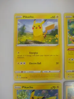 Pokemon Pikachu Set - Set of 4 Cards - Exact Cards! - Image 3