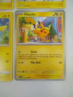 Pokemon Pikachu Set - Set of 4 Cards - Exact Cards! - Image 5