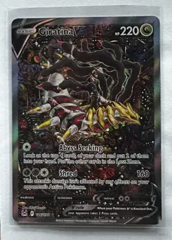 Giratina V - 186/196 - Pokemon Lost Origins Alternate Art Rare Card NM - Image 1