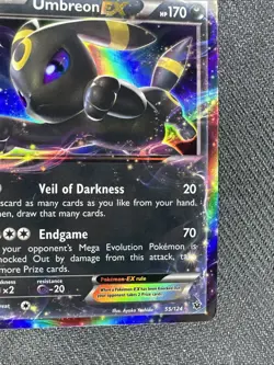 Pokemon TCG Umbreon EX XY Fates Collide Card 55/124 LP - Image 4