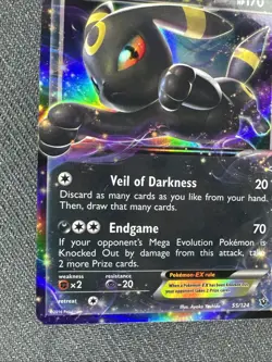 Pokemon TCG Umbreon EX XY Fates Collide Card 55/124 LP - Image 5