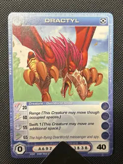 Chaotic TCG 1st Edition Dawn Of Perim Dractyl Common Card 8/232 - Image 1