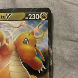 POKEMON SWSH154 Dragonite V -JUMBO OVERSIZED- Holo Black Star Promo Card - Image 4