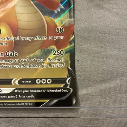 POKEMON SWSH154 Dragonite V -JUMBO OVERSIZED- Holo Black Star Promo Card - Image 5