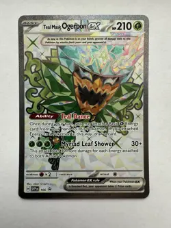 Teal Mask Ogerpon ex 166 Sv: Scarlet & Violet Promo Cards Holo - Image 1