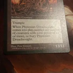 Phyrexian Dreadnought X1 Mtg Mirage Nm - Image 2