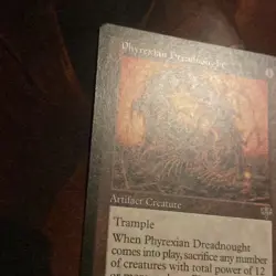 Phyrexian Dreadnought X1 Mtg Mirage Nm - Image 4