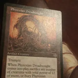 Phyrexian Dreadnought X1 Mtg Mirage Nm - Image 5