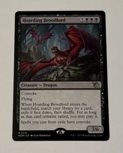 MTG Hoarding Broodlord - March of the Machine LP - Image 1