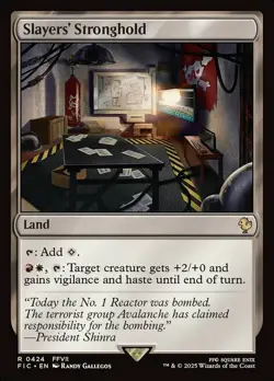 Slayers' Stronghold Light Play, English Magic the Gathering MTG Commander: Final - Image 1