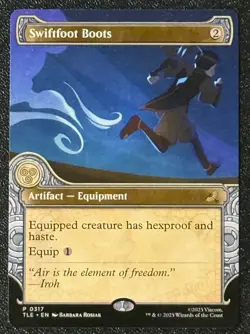 Magic The Gathering Avatar The Last Airbender Swiftfoot Boots P 0317 - Promo - Image 1