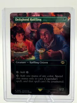 Delighted Halfling (Borderless) Universes Beyond: the Lord of the Rings:... - Image 1