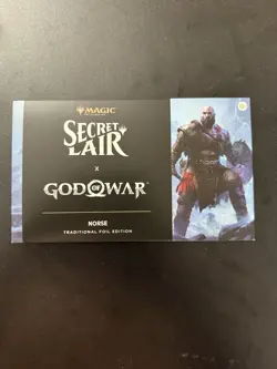 Secret Lair x God of War: Norse Foil Edition Playstation Superdrop MTG Sealed - Image 1