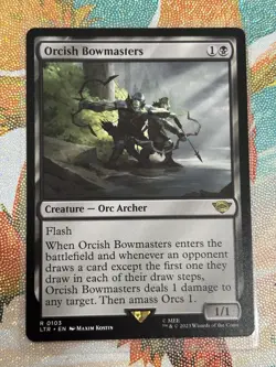 Magic the Gathering: Lord of the Rings #103 Orcish Bowmasters Regular NM - Image 1