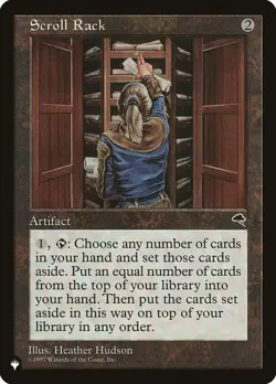 The List SCROLL RACK Zendikar Rising MTG Magic NM - Image 1
