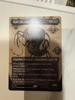 Koh, The Face Stealer - Borderless - Avatar MTG - Ships Now! - Image 1