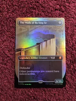 MTG The Walls Of Ba Sing Se 0329 Foil Borderless Avatar The Last Air Bender - Image 1