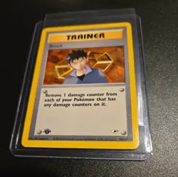 Brock - 1st Edition - 98/132 Gym Heroes - Pokemon TCG - 2000 LP - Image 1