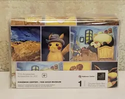 Pokemon Center x Van Gogh Museum Pikachu TCG Accessories Box - Sealed NWT 6"... - Image 1