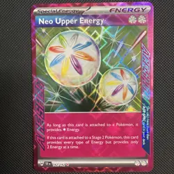 Neo Upper Energy 162/162SV05: Temporal Forces Ace Spec Holo Pokemon TCG NM - Image 1