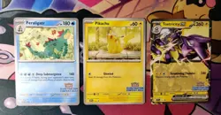 (Set Of 3) Pokemon Illustration Contest 2024 Promo - Pikachu SVP 214, etc - NM - Image 1