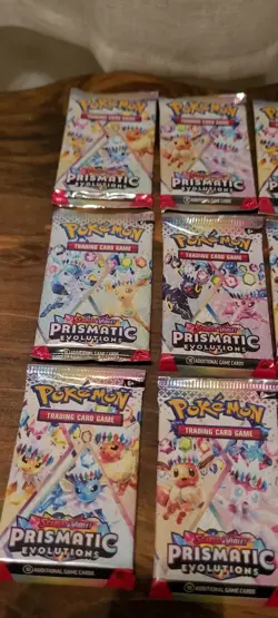 Pokemon TCG Prismatic Evolutions Booster Packs 12 FAST SHIPPING - Image 2