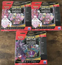 Pokemon lot of 3 Gengar and Diancie ex Mega Battle Deck Sealed - Image 2